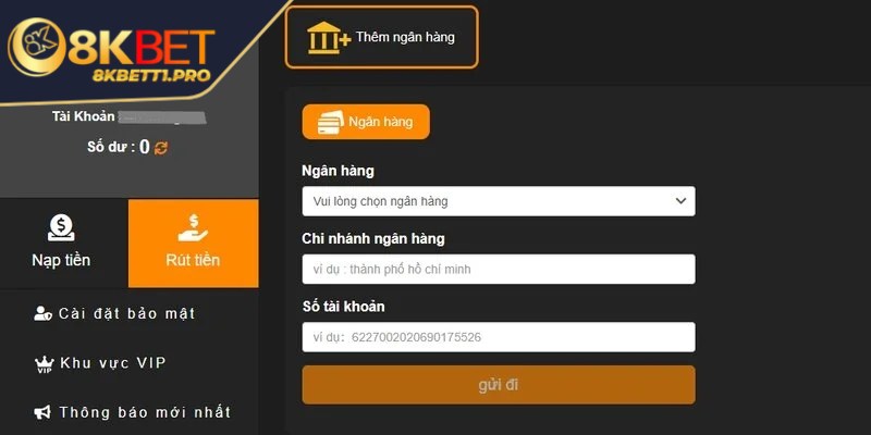 8KBET | 8KBET.COM Link Đăng Ký & Đăng Nhập Mới Nhất 2025 25 Rút tiền về túi sau khi tích lũy được khoản thưởng nhất định