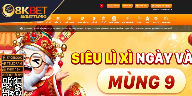 8KBET | 8KBET.COM Link Đăng Ký & Đăng Nhập Mới Nhất 2025 20 8KBET mang đến tỷ lệ trả thưởng cao vượt trội so với thị trường